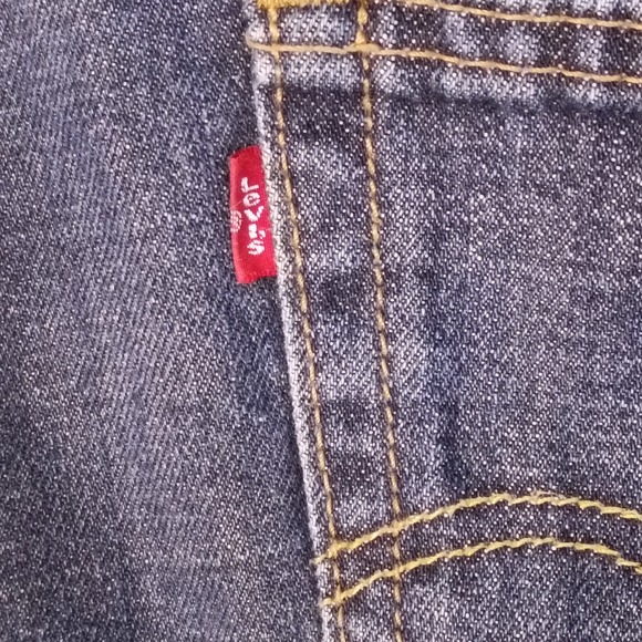 Levis 559 Relaxed Straight Jeans Mens 36x34 Dark Wash Blue Denim fits 36x32 - Picture 5 of 16